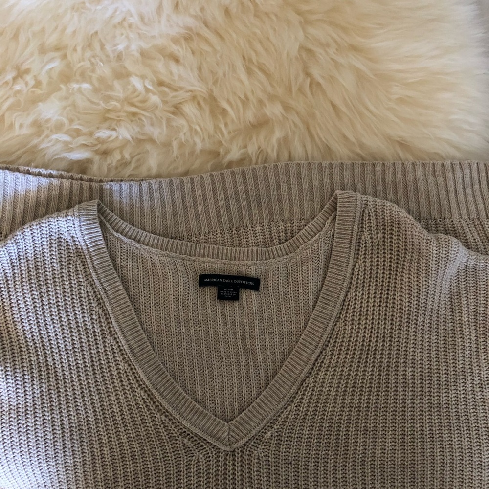 American Eagle Varsity V Neck Sweater - image 3